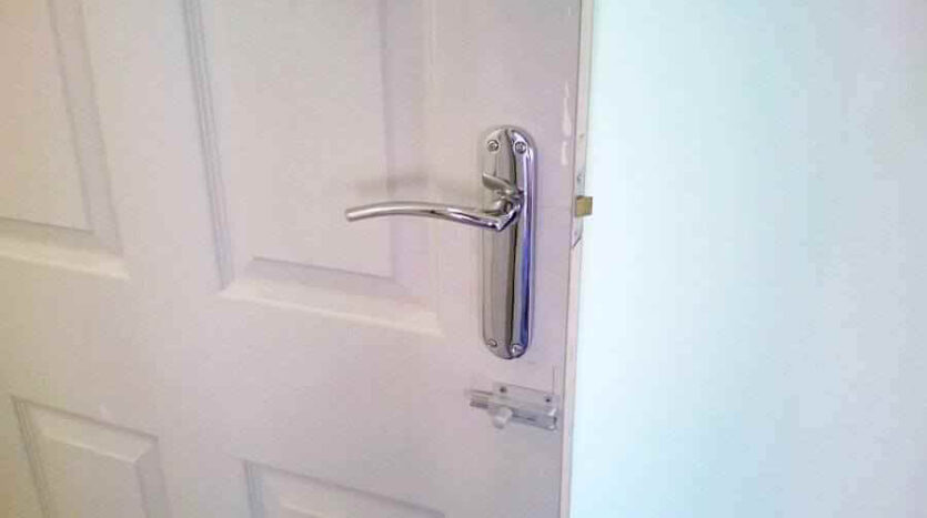 WC handle and inuse bolt