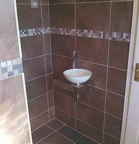 basin installed 1