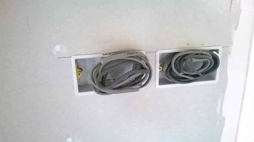 dry lining boxes for shop light switches