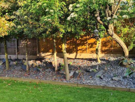 finished alpine rockery 1