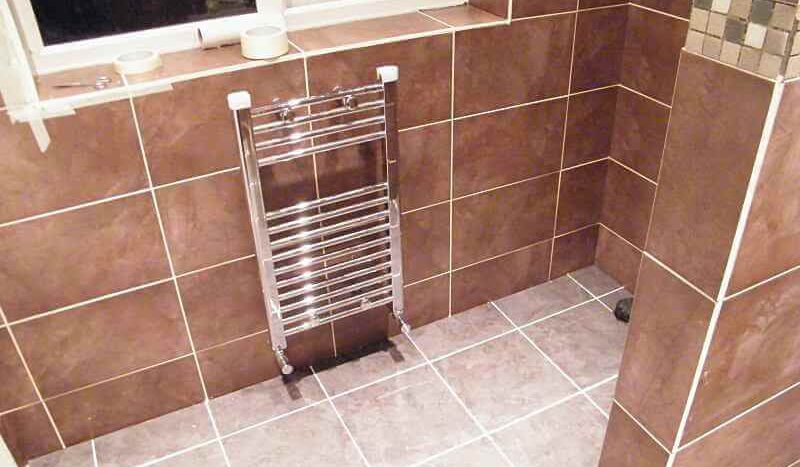 finished floor from basin