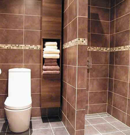 finished wetroom from doorway