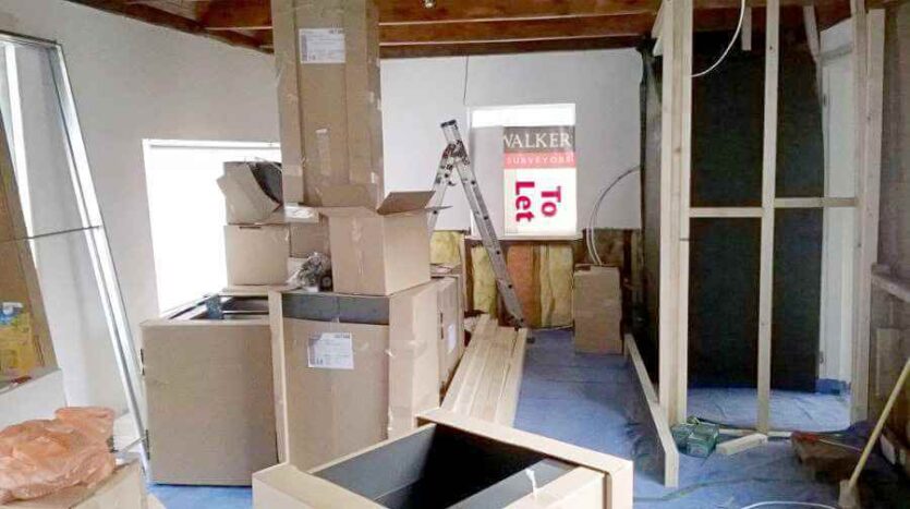 kitchen and shop units delivered