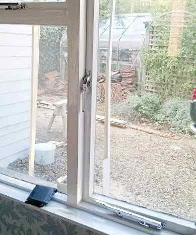 new handles on windows and frames glossed