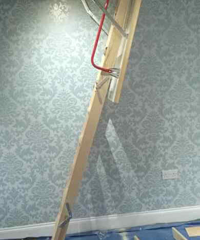 new loft ladder installed