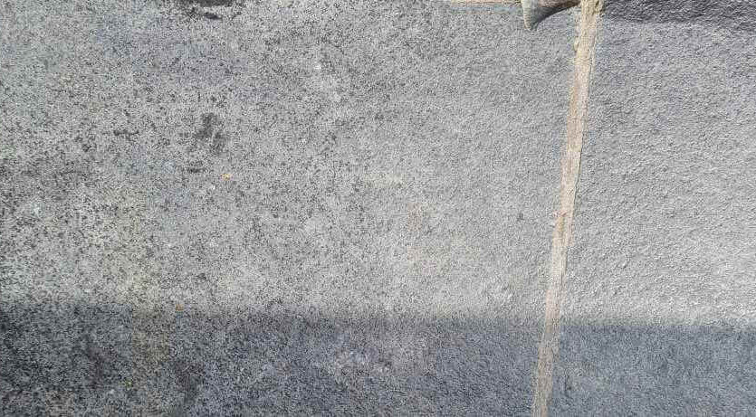 patio tile after initail jetwash 1