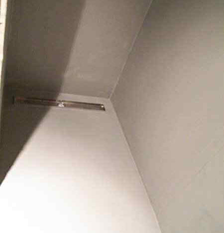 shower deck and walls tanked