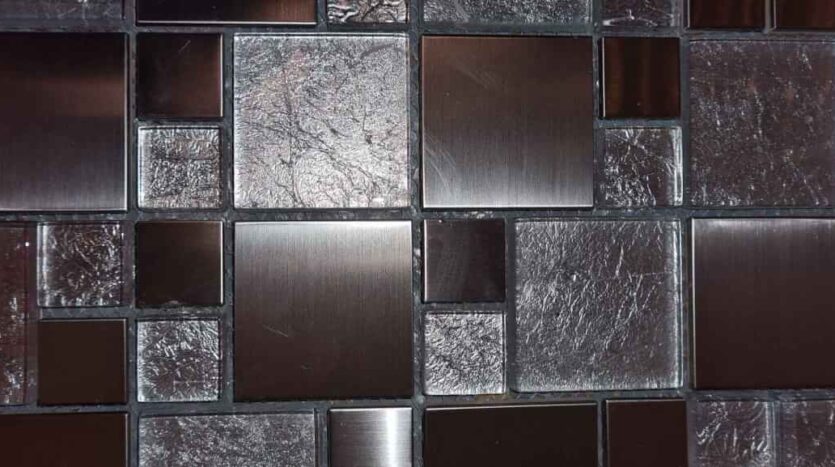 shiney and sparkly metal and foil back glass tiles scaled 1