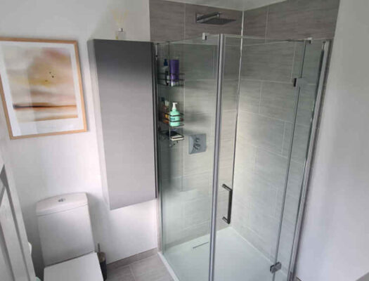 Completion of Ensuite renovation shower enclosure scaled 1