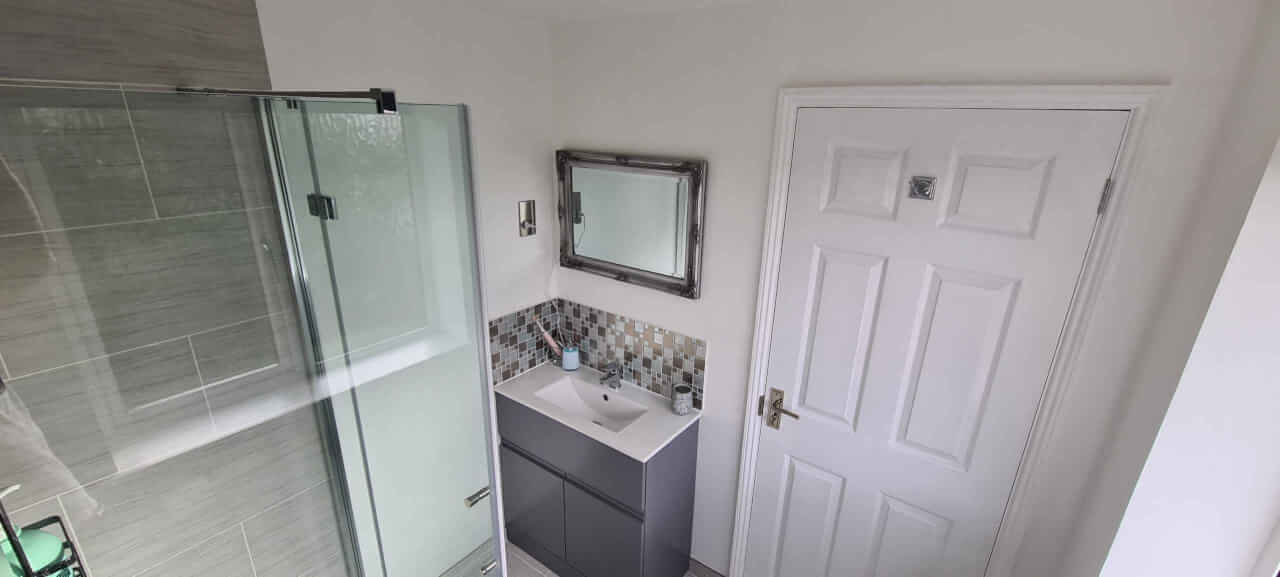 Completion off Ensuite renovation - vanity unit