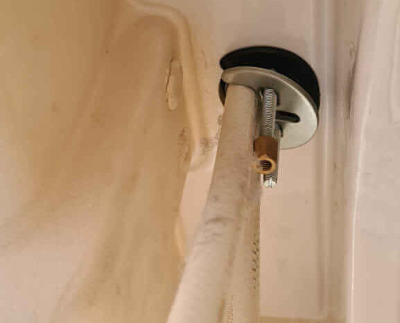 getting access to the tap backnut