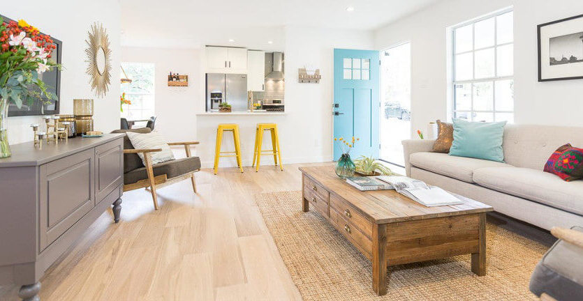 Laminate wood flooring