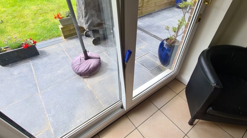disassembling old patio doors scaled