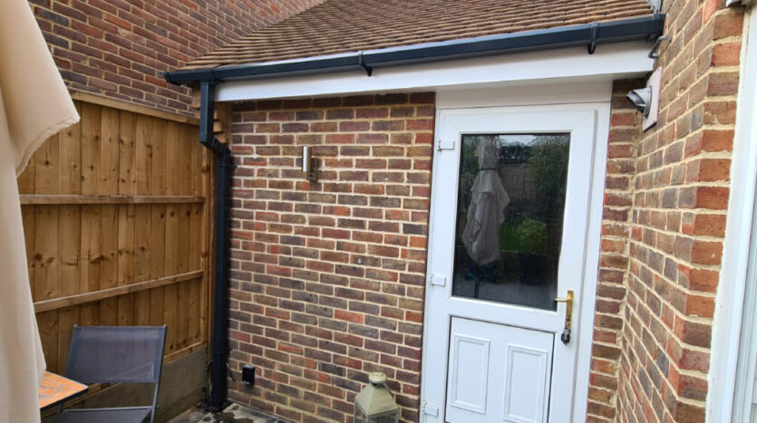 fully repaired and finished fascia soffits and guttering
