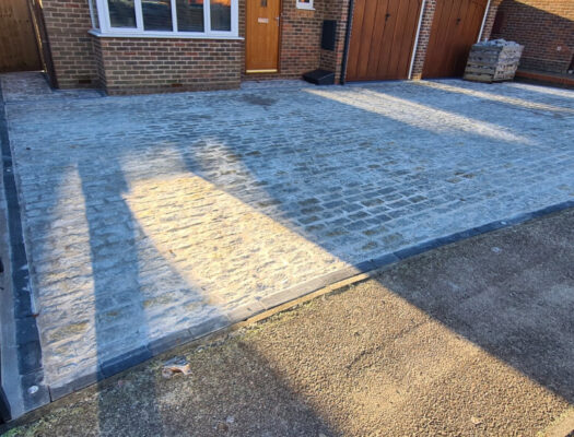 Granite cobble sett driveway scaled