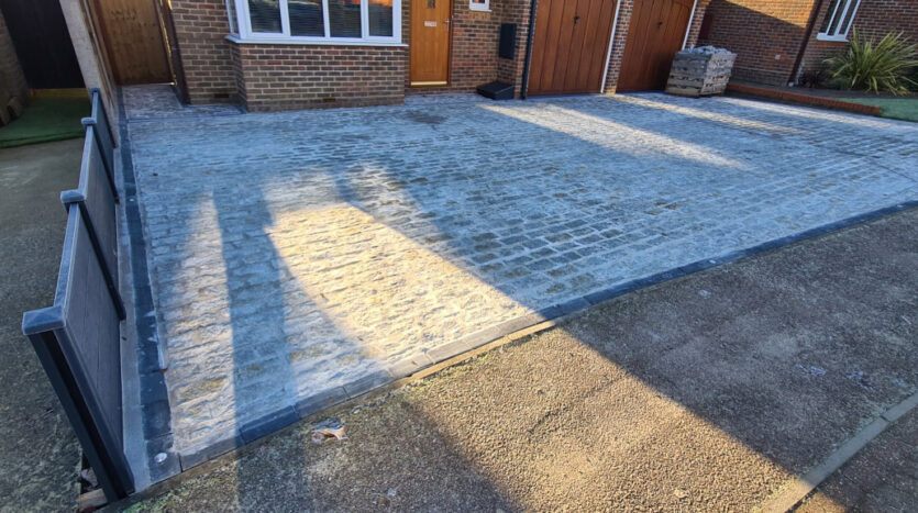 Granite cobble sett driveway scaled